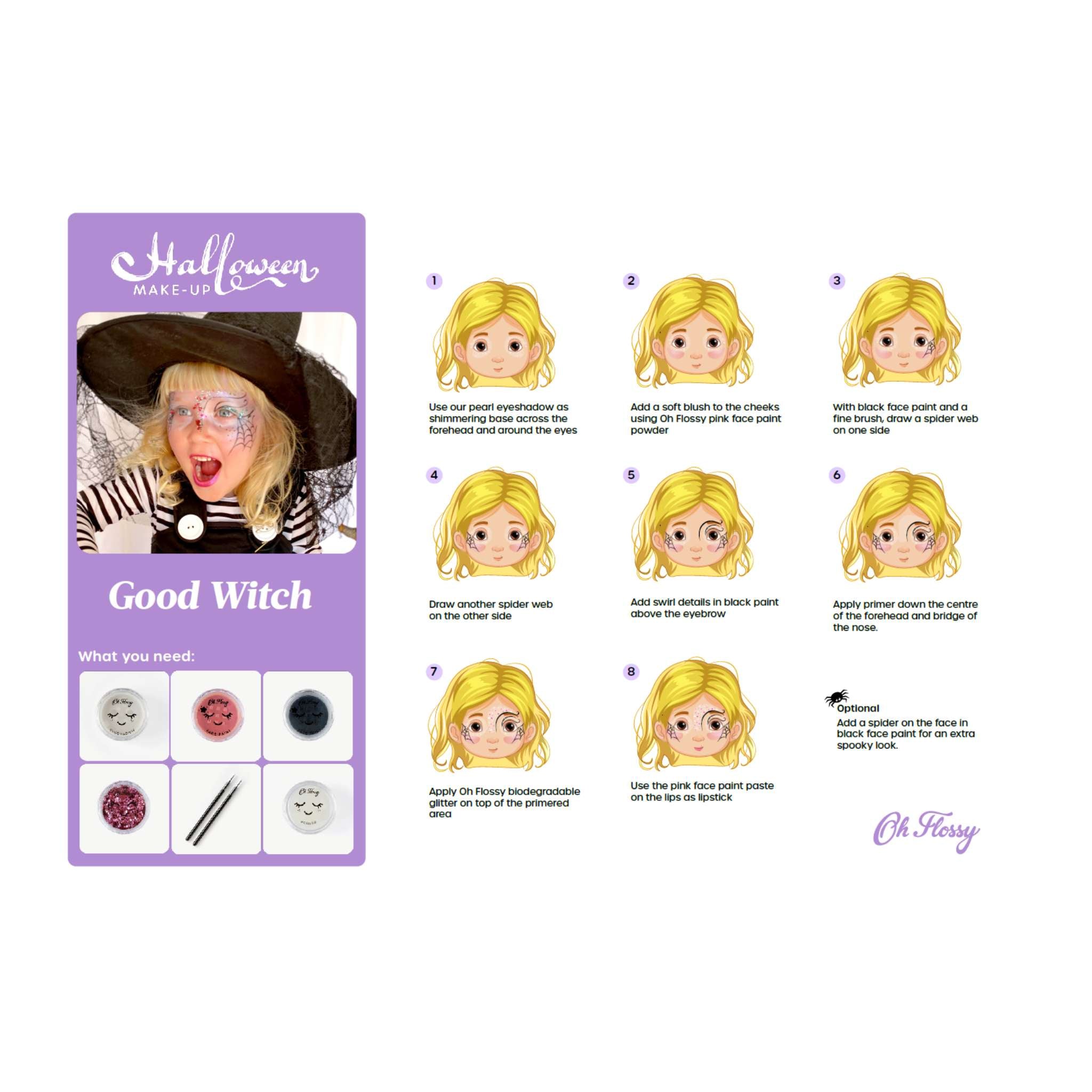 Oh Flossy Face Paint Tutorials Free Downloadable Guides