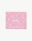 Pink makeup set packaging with 'Oh Flossy' branding on a white background