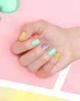 Oh-Flossy-Nail-Polish-Set-Australian-Supporters-Green-Yellow-Silver-glitter