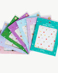 Set of Oh Flossy nail sticker packages for kids with colourful designs