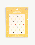 Oh Flossy Beach Club nail stickers with a yellow packaging
