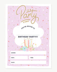 Oh Flossy Free Downloadable Party Invitation