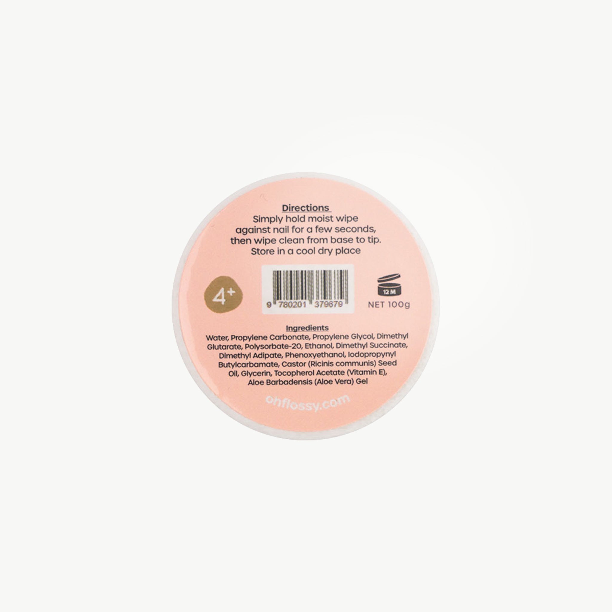 Oh-Flossy-Natural-Kids-Makeup-Water-based-Nail-polish-remover-wipes-back