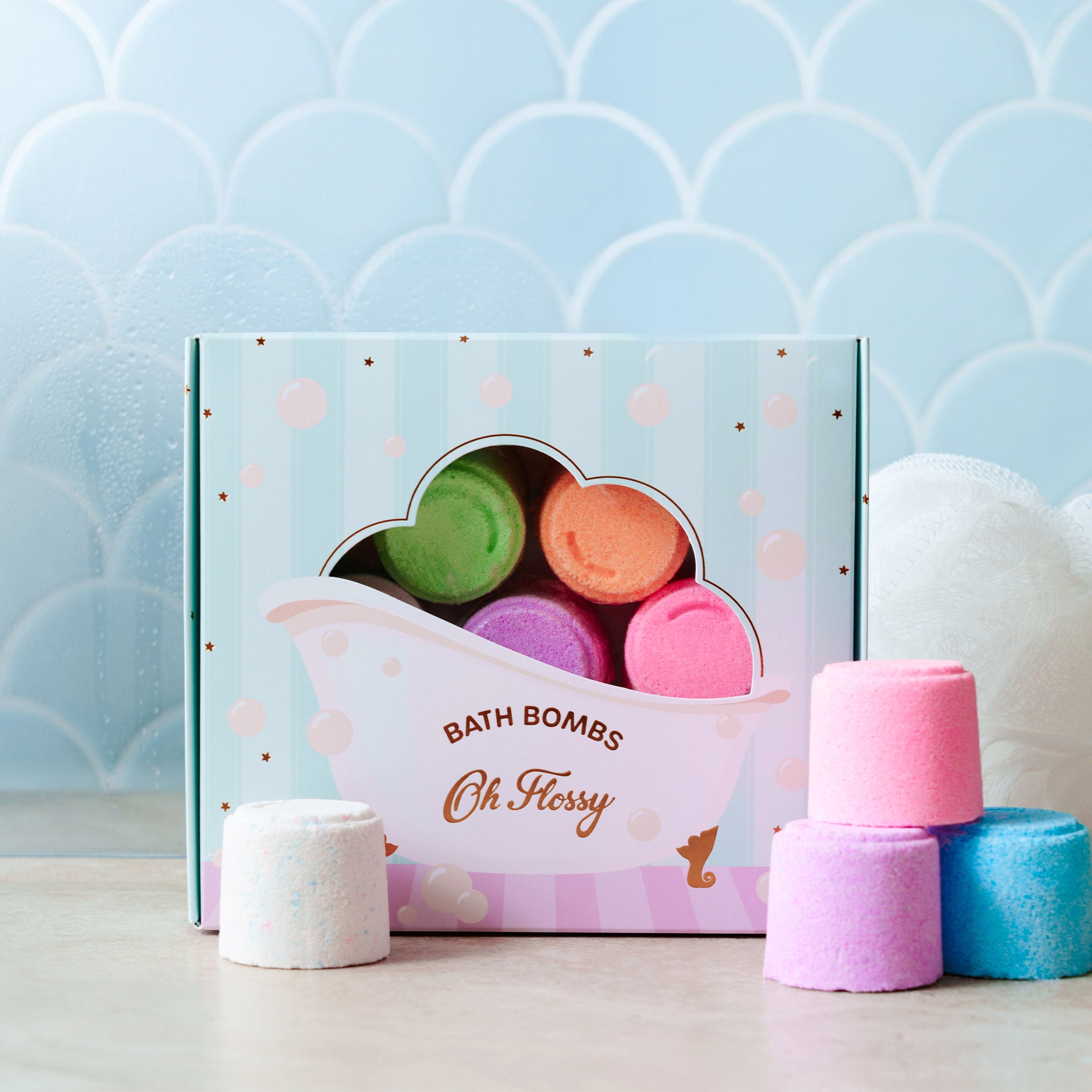 Oh Flossy Kids Mini Bath Bombs