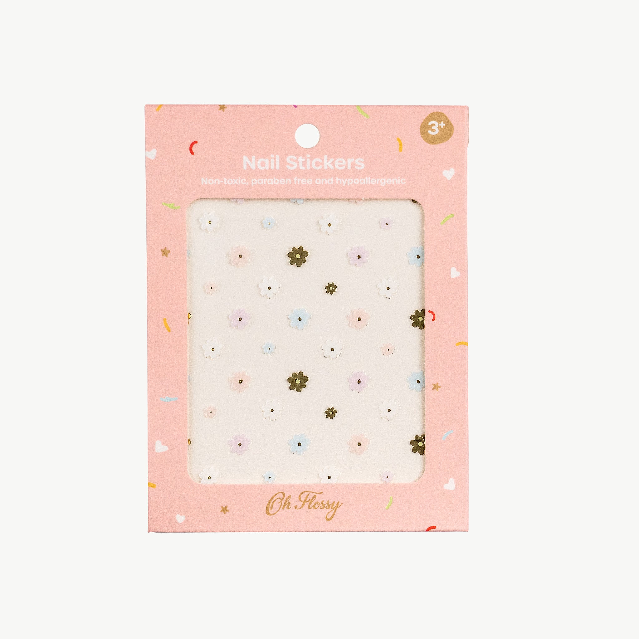    Oh-Flossy-Kids-Natural-Makeup-Nail-Stickers-Flowers