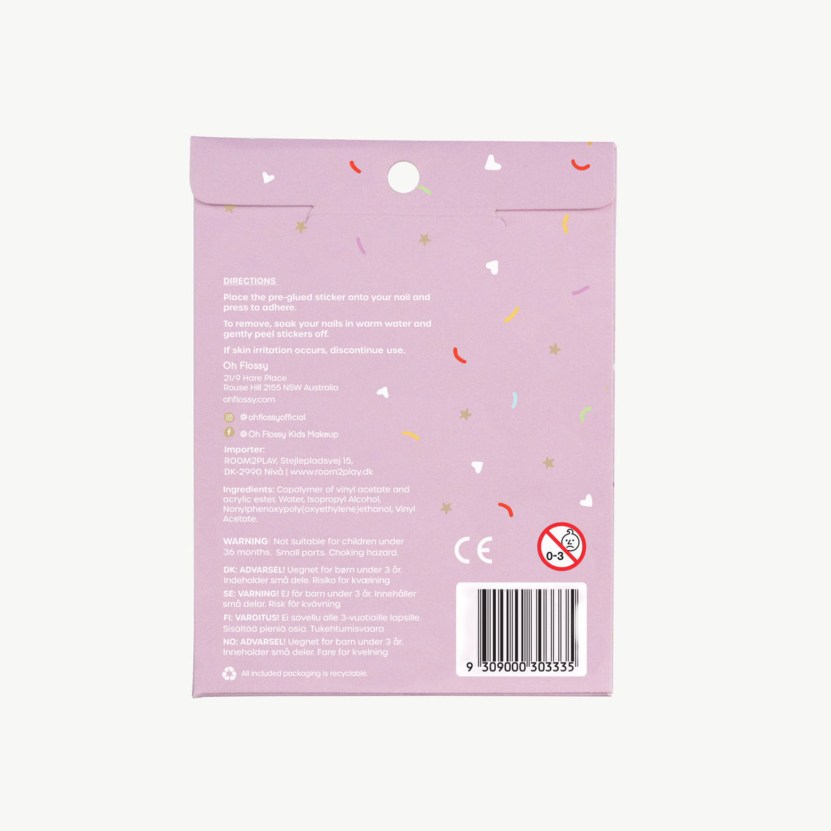 Oh-Flossy-Kids-Natural-Makeup-Nail-Stickers-Sweet-treats-back