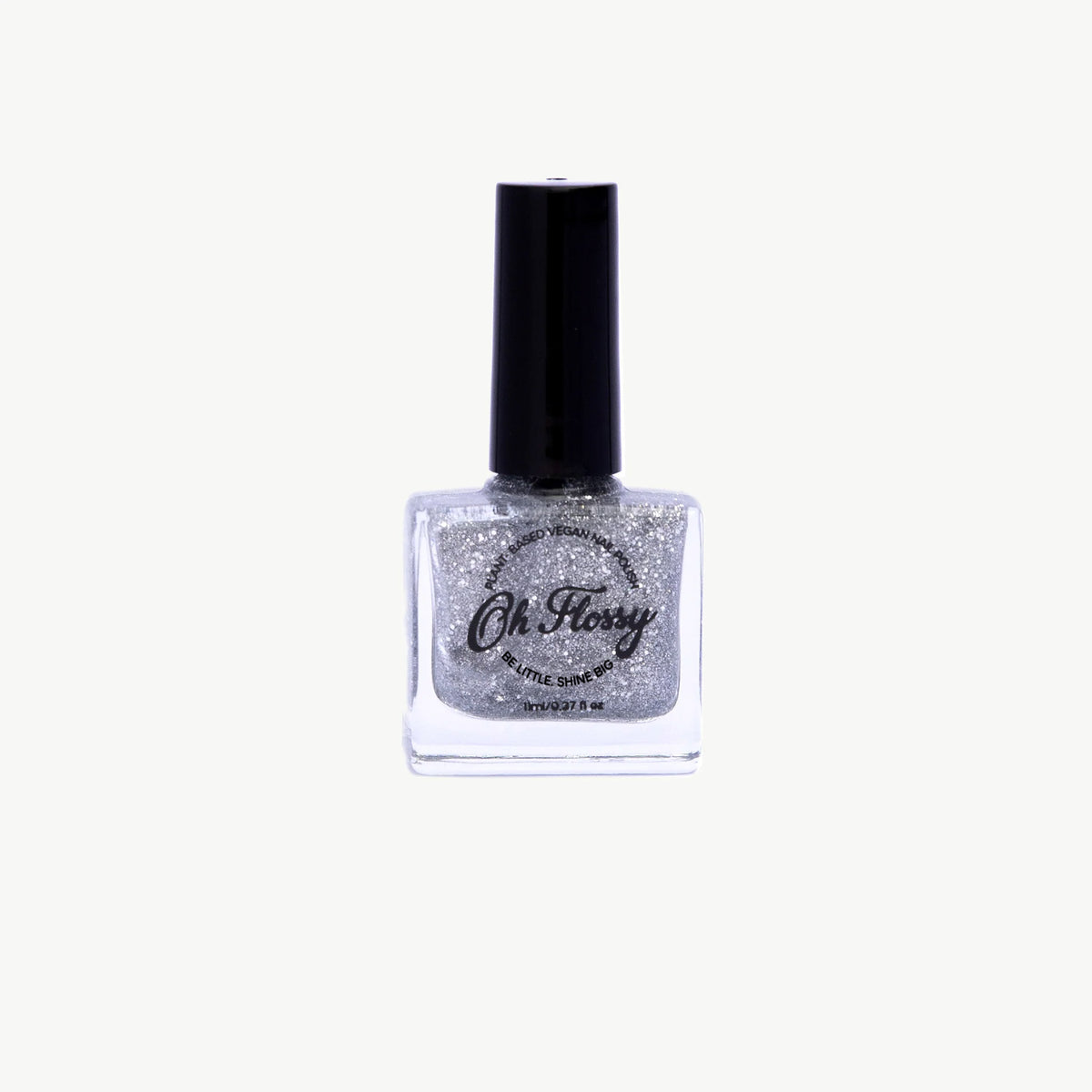 Oh-Flossy-Kids-Natural-Makeup-Silver-Glitter-Nail-Polish