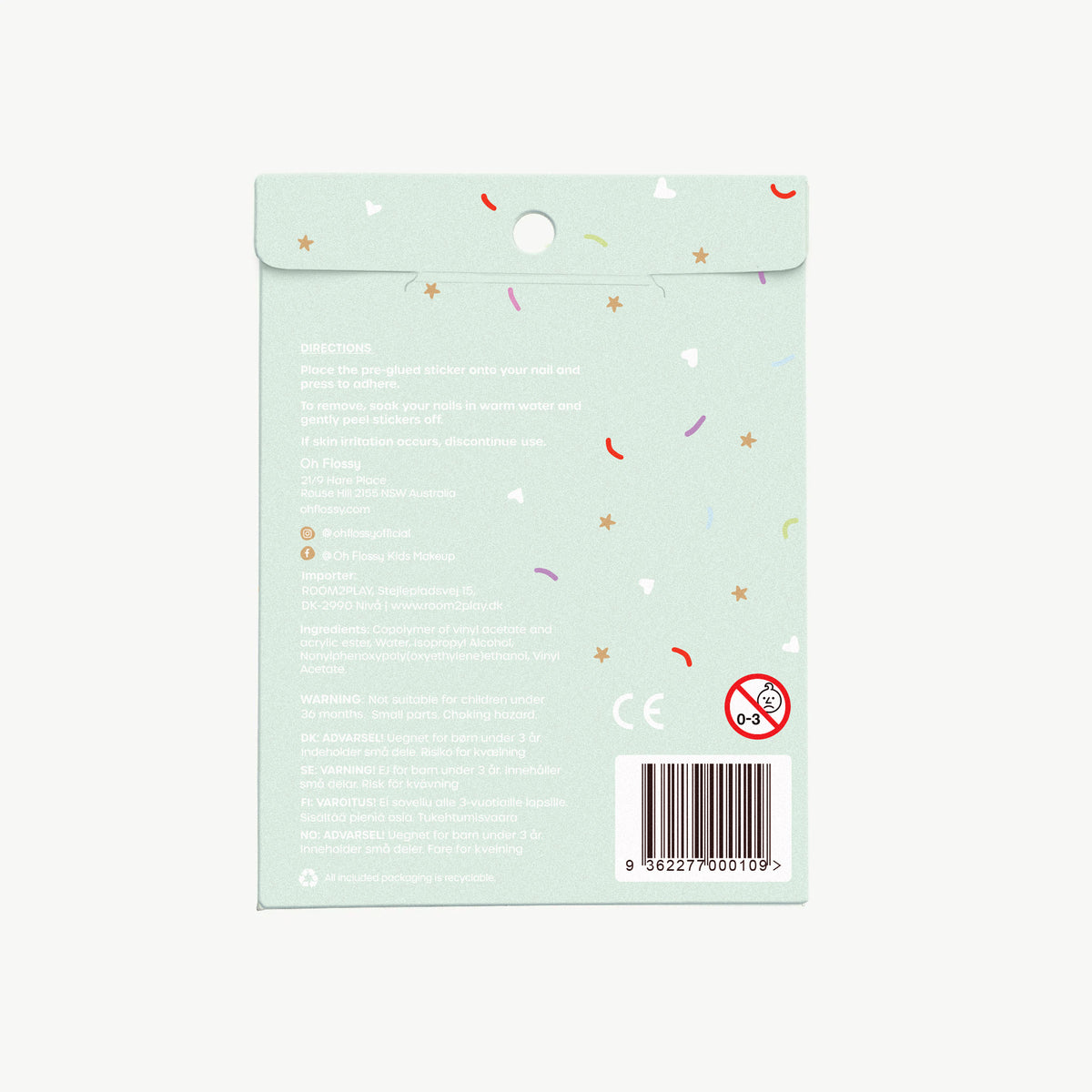 Oh Flossy Nail Stickers