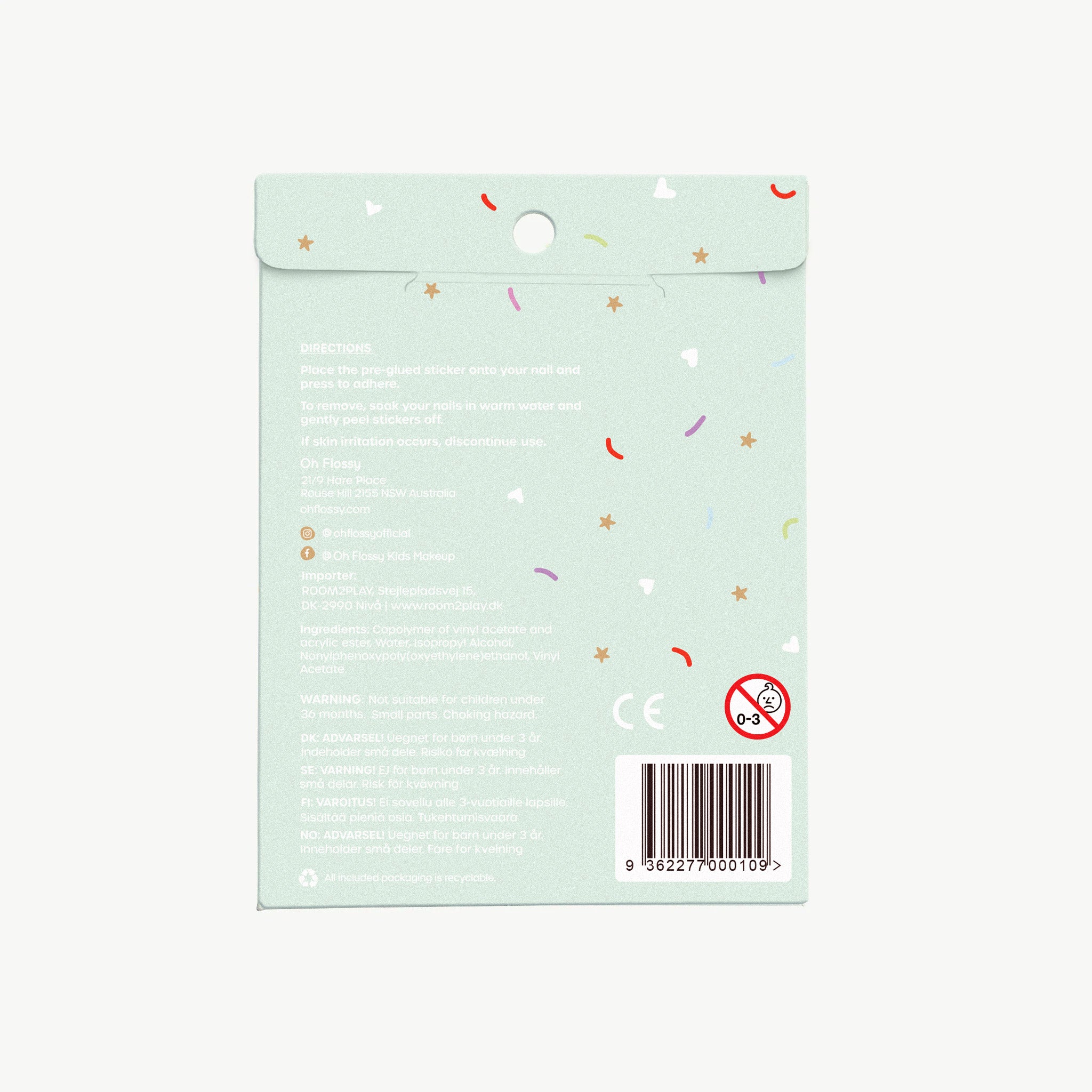 Oh Flossy Nail Stickers