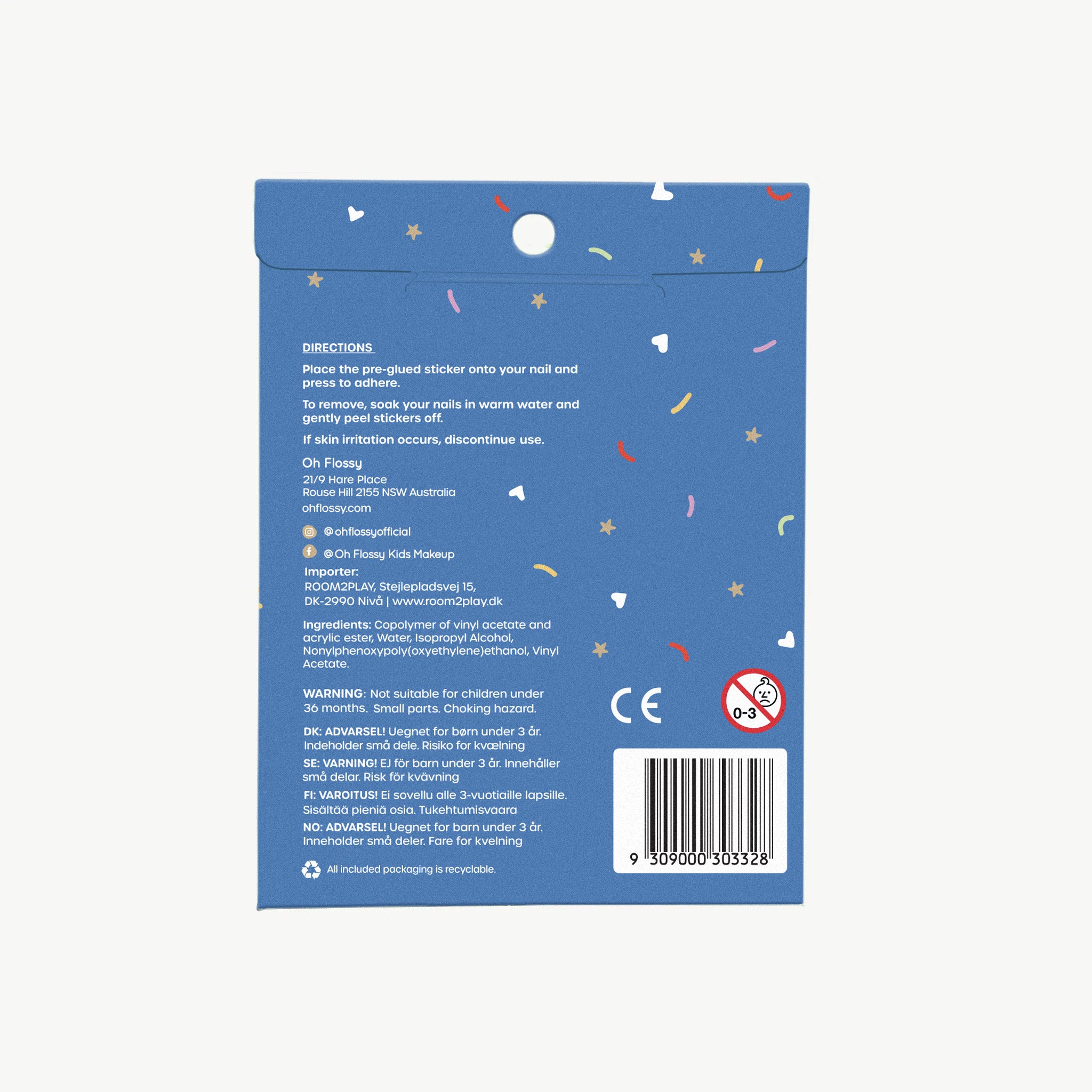 Oh Flossy Nail Stickers