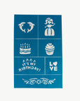 Oh Flossy Reusable Adhesive Face Paint & Makeup Stencils