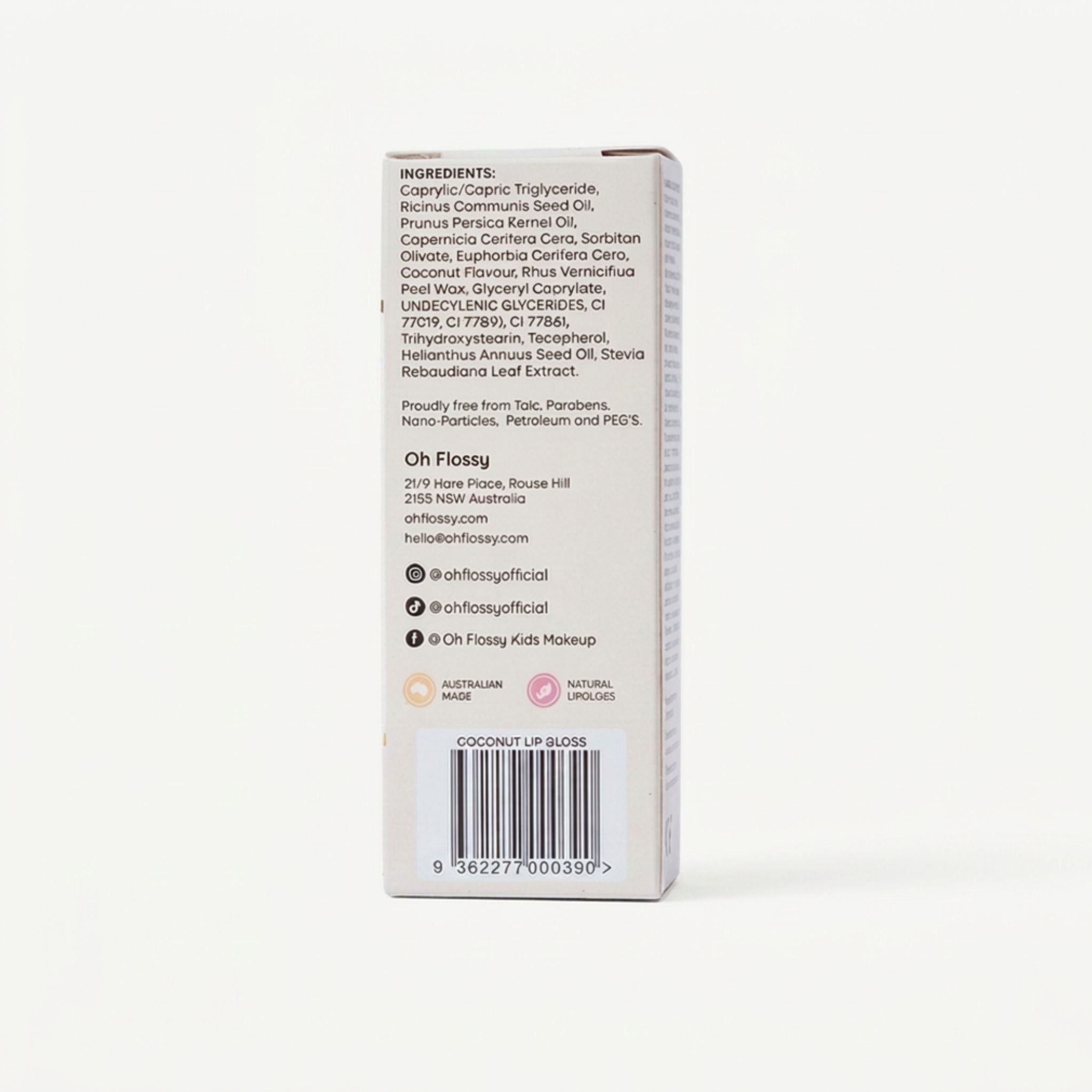 Oh Flossy Individual Natural Lip Gloss