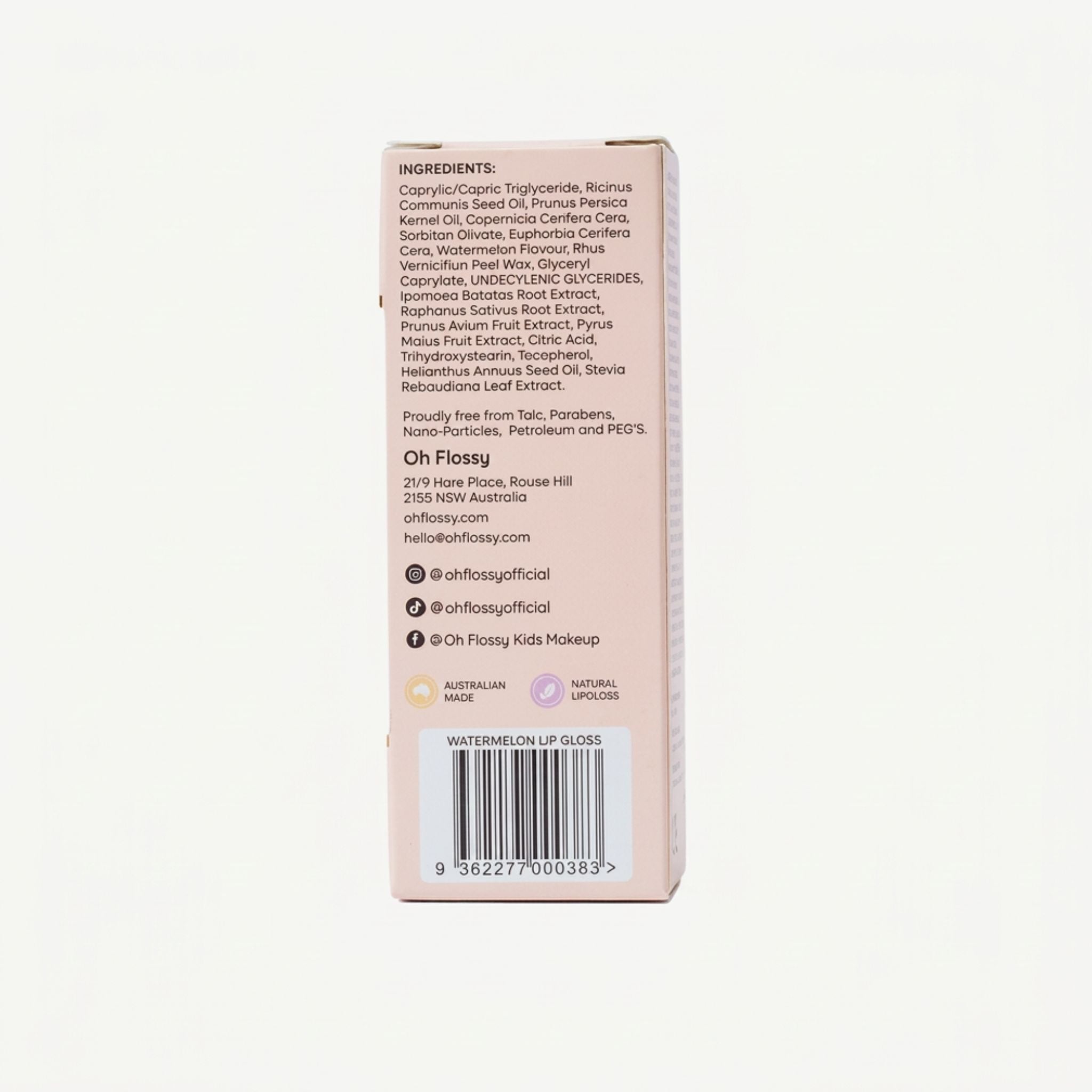 Oh Flossy Individual Natural Lip Gloss