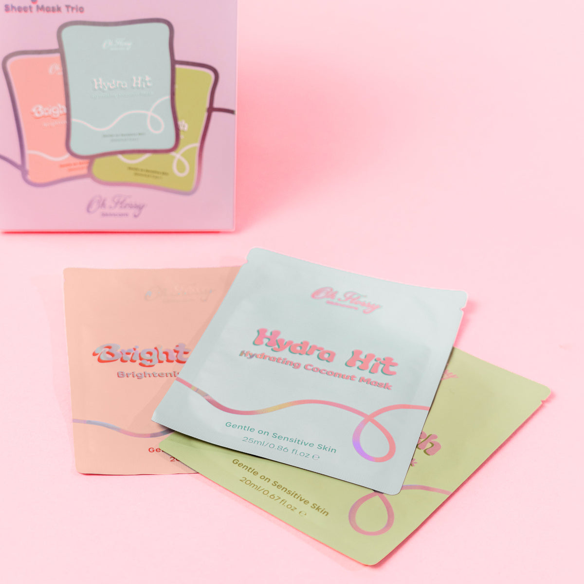 Oh Flossy Skincare - Skin Squad Sheet Mask Trio