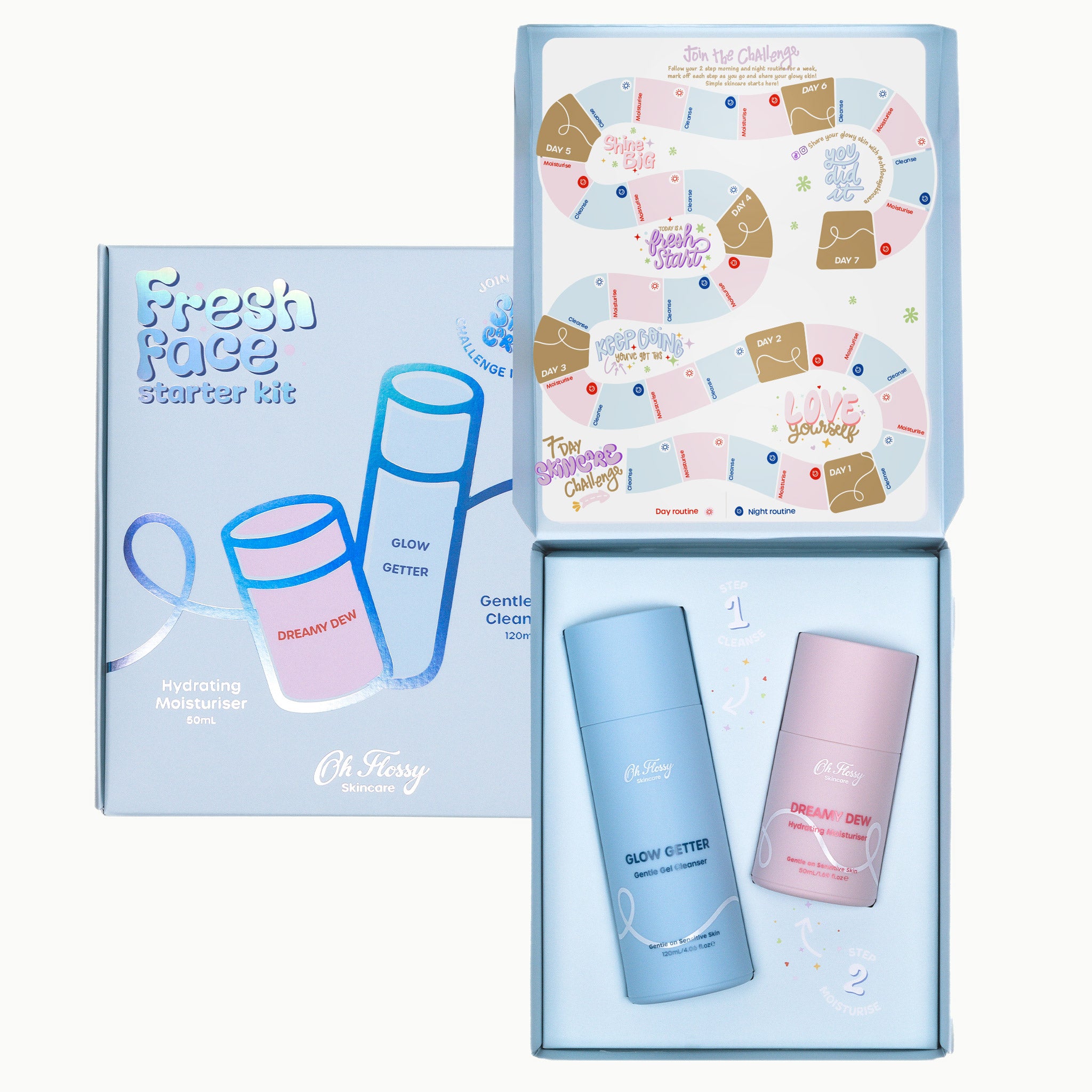 Oh-Flossy-Skincare-Kids-Fresh-Face-Kit-Front-Open